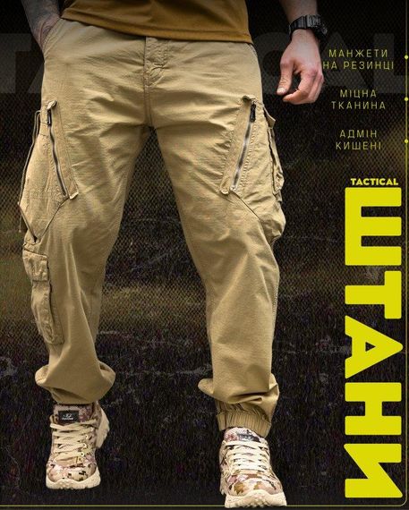 Городские карго штаны койот ДЛ7250 | Зображення 1