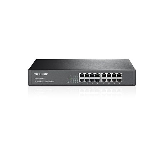 Коммутатор TP-LINK TL-SF1016DS 16xFE неуправляемый 13&quot; 1U (TL-SF1016DS)