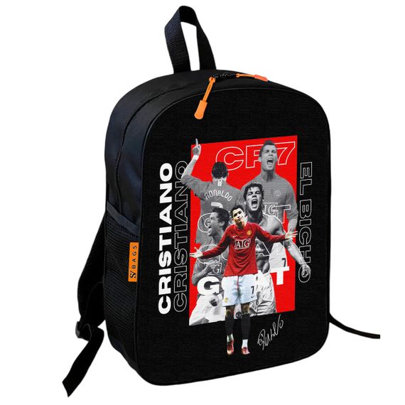Рюкзак шкільний дитячий спортивний Кріштіану Роналду 36х27 см для хлопчика (01118)