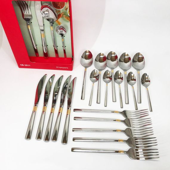 Набор столовых приборов 24 предмета Con Brio CB-3912 UJ-32 | Зображення 1