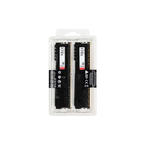 Модуль пам'яті для комп'ютера DDR4 16GB (2x8GB) 3200 MHz Fury Beast Black Kingston Fury (ex.HyperX) (KF432C16BBK2/16) | Зображення 5