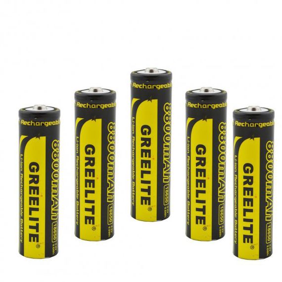 Акумулятор (1шт) 18650 Greelite 4.2V 9.6Wh Li-ion батарейка QV-760 для ліхтарика | Зображення 4