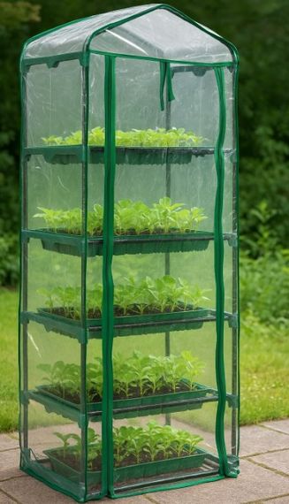 Міні-теплиця парник 5 полиць 69х49х195 см Bonro Бонро B-2201 (42401054) | Зображення 7