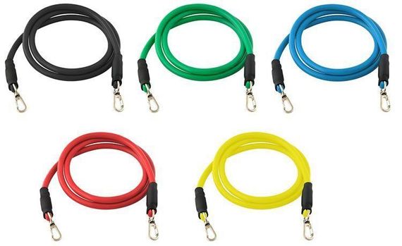 Спортивний набір: трубчасті еспандери з ручками та ременями 🏋️‍♀️🧘‍♂️ | Зображення 7