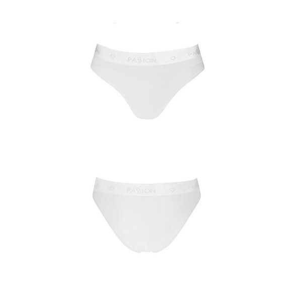 Трусики з прозорою вставкою Passion PS006 PANTIES white,, L | Зображення 3