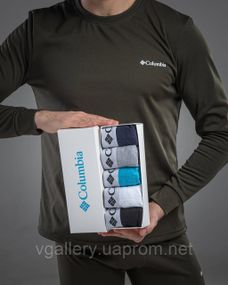 Набор трусов Columbia, подарочный комплект трусов Коламбия в коробке на 2-5 штук, нижнее белье Columbia 2-5 шт