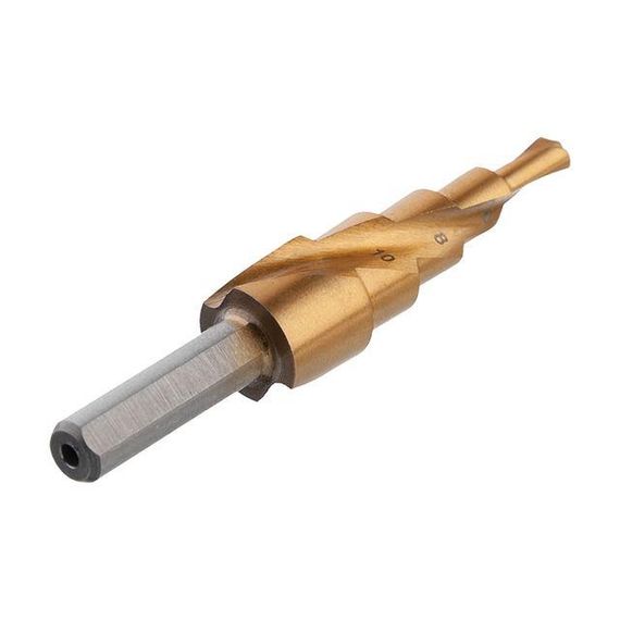 Свердло ступінчасте по металу спіральне 4-12 мм INTERTOOL SD-5833 | Зображення 2