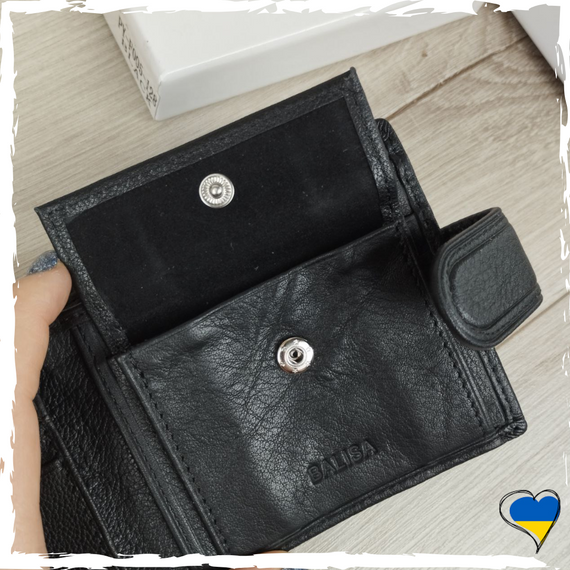 Чоловічий гаманець з натуральної шкіри. Кошелек мужской кожаный | Зображення 4