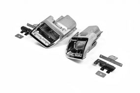 Насадки Autobiography (2 шт, нерж) для Range Rover III L322 2002-2012 гг