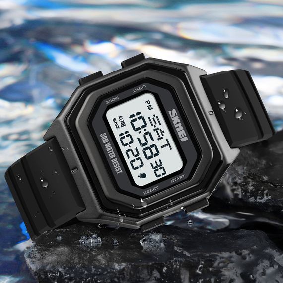 Skmei 1875PWT Black-White Silicone SALE | Зображення 2