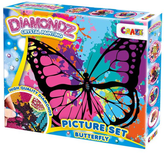 Набір для створення картини Craze Diamondz Метелик зі стразами | Зображення 6