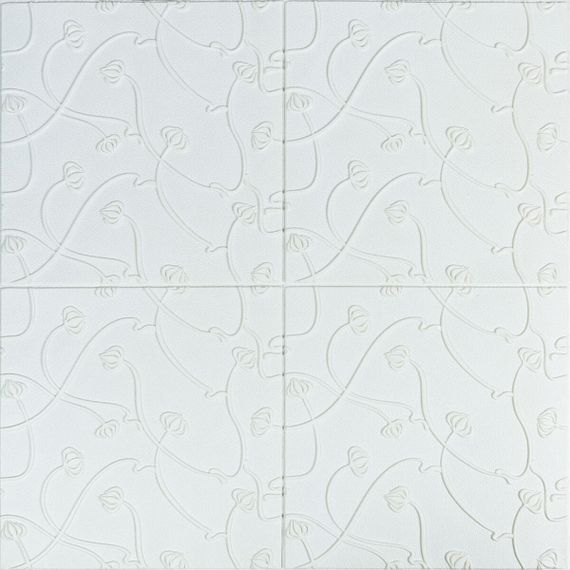Панель 3D WHITE 700*700*6mm (D) SW-00001958
