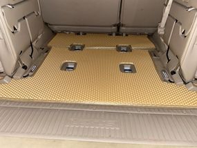 Килимок багажника 2 шт Бежевий (EVA, 7 місць) для Lexus LX470