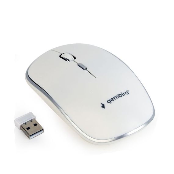 Бездротова оптична мишка Gembird MUSW-4B-01-W | Зображення 1