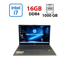 Ультрабук Б-класс HP 15-fd0182wm / 15.6" (1920x1080) IPS / Intel Core i7-1355U (10 (12) ядер по 3.7 - 5.0 GHz) / 16 GB DDR4 / 1000 GB SSD / Intel Iris Xe Graphics / WebCam б/у