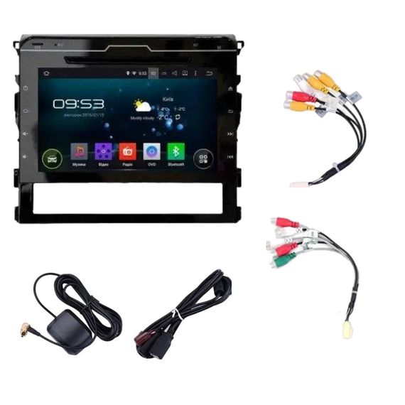 Штатна автомагнітола Toyota Land Cruiser 200 2016 (9") Android 10.1 (4/32)чорний (MER-14137_5408) | Зображення 2