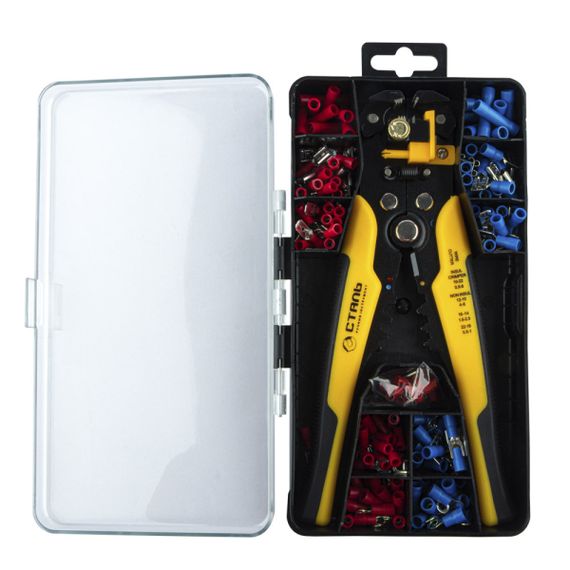Набор для снятия изоляции и обжима Сталь 41154, 200 ед. | Зображення 2