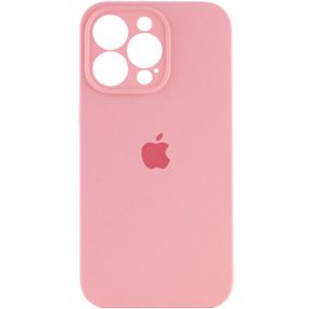 Чохол Silicone Case Full Camera Protective (AA) для Apple iPhone 13 Pro Max (6.7") Рожевий/Light pink