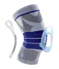 Бандаж (фіксатор) колінного суглоба EasyFit з ребрами жорсткості та силіконовою вставкою, розмір L (EF-0078-L)