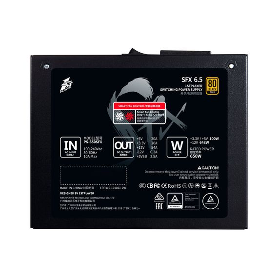 Блок питания 1stPlayer 650W (SFX-GLD-650-BK-EU) | Зображення 3