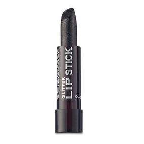 Глиттерная помада для губ Черная Stargazer Glitter Lipstick Black