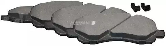 Колодки передні гальмівні Lancer VIII/Outlander II/Peugeot 4008 08-, JP Group (3963600410) | Зображення 2
