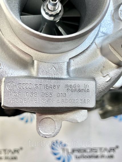 Турбіна Відновлена Пассат B6, Шкода Октавіа 2.0 TDI. 765261-0004, 03G253016H, 756867-0003, 756867-00021 | Зображення 1