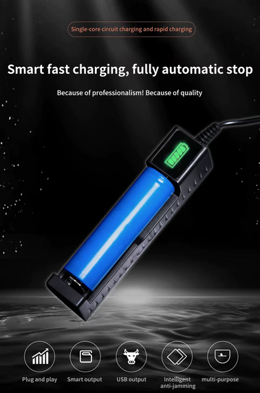 Зарядний пристрій USB для літієвого акумулятора 18650 | Зображення 2