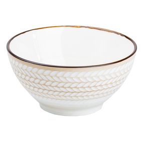 Піала керамічна 10 см у стилі ретро, білий