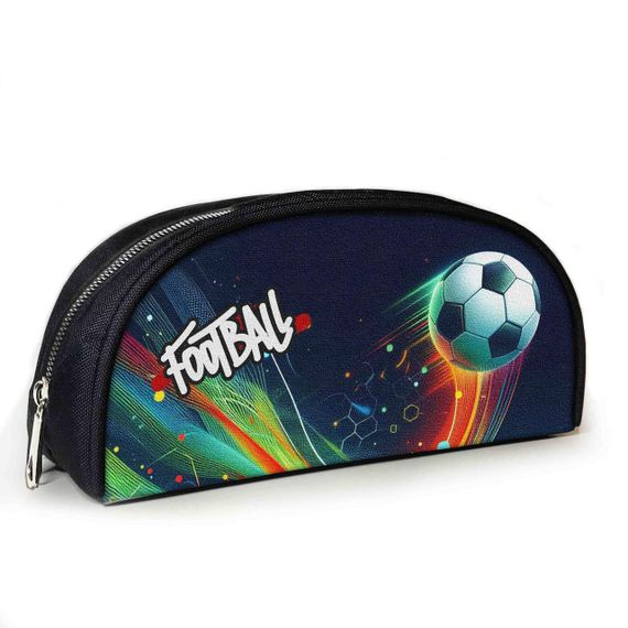 Пенал школьный для футболиста с принтом Футбольный мяч 23х10х8 см детский для мальчика (3955)