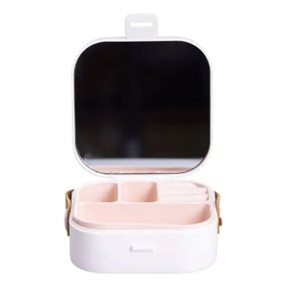 Скринька для прикрас 9×9×3.8 см міні органайзер для ювелірних виробів HP-5-27W