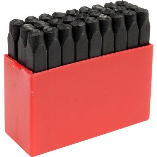 Набор трафаретов букв клейма літерні h=6 мм 27шт YATO-6862 | Зображення 1