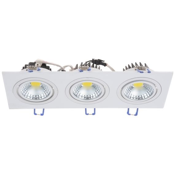 Светильник потолочный LED врезной  LED-173/3x5W NW WH