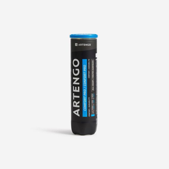 Набір м'ячів Comfort Pro для гри в теніс 4 штуки жовті - One Size
