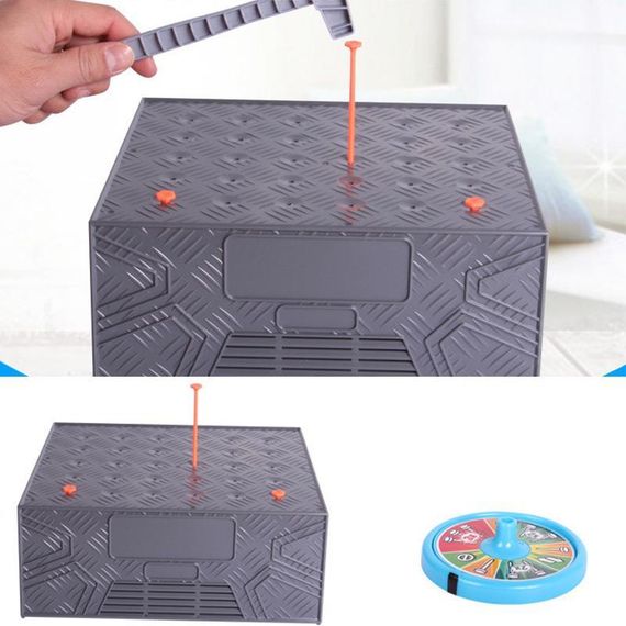 Настольная интерактивная игра Ummi 707-88 Nail Hammering Game Blue | Зображення 3