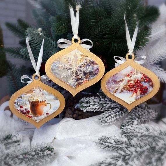 Творческий набор для создания 3-х елочных украшений "Cozy Winter" FDCKW-054 | Зображення 2