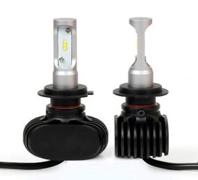 Комплект світлодіодних ламп HeadLight S1 H7 6000K 8000lm з радіатором 12-24V