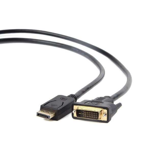 Кабель-перехідник Cablexpert CC-DPM-DVIM-1M, DisplayPort вилка / DVI вилка, 1м | Зображення 1