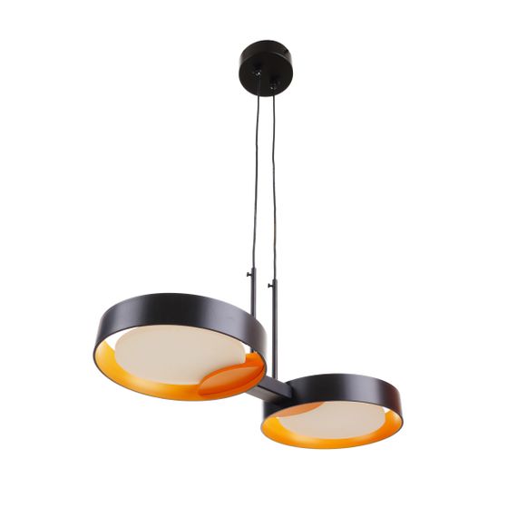 Светильник потолочный подвесной BR-01 666S/2 LED 10W NW BK/G
