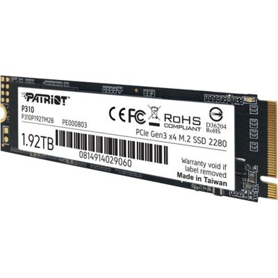 Накопитель SSD M.2 2280 1.92TB Patriot (P310P192TM28) (P310P192TM28) | Зображення 2