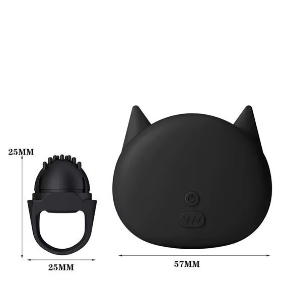 Насадка на палец "Magic ring", с пультом Д.У, 10 режимов вибрации sexstyle | Зображення 1