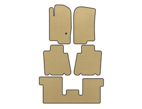 Коврики EVA (3 ряда, Бежевые) для Ford Explorer 2001-2005 гг
