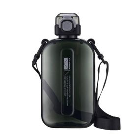 Пляшка для води із BPA-free пластику 750 мл. Вугільно-чорна