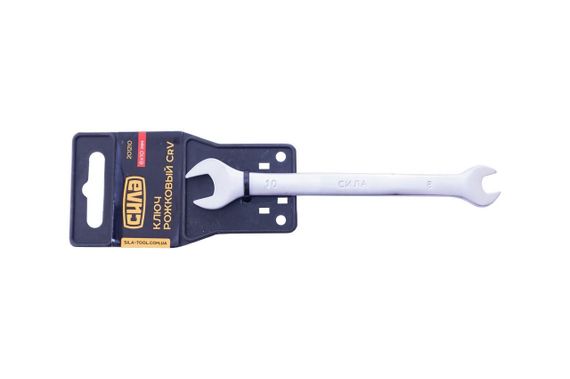 Ключ рожковый CrV 8x10мм СИЛА | Зображення 1
