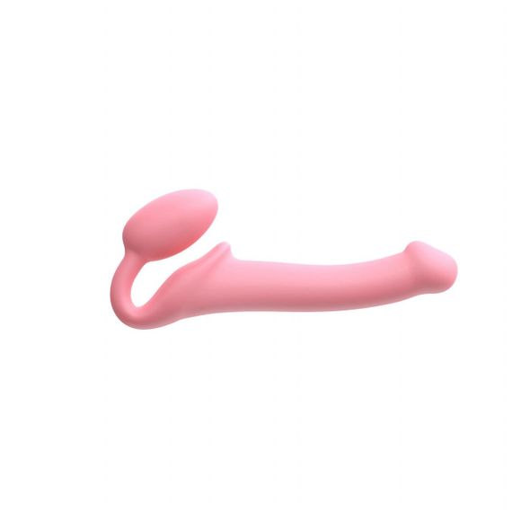 Безремневой страпон Strap-On-Me Rose M, полностью регулируемый, диаметр 3,3см sexstyle