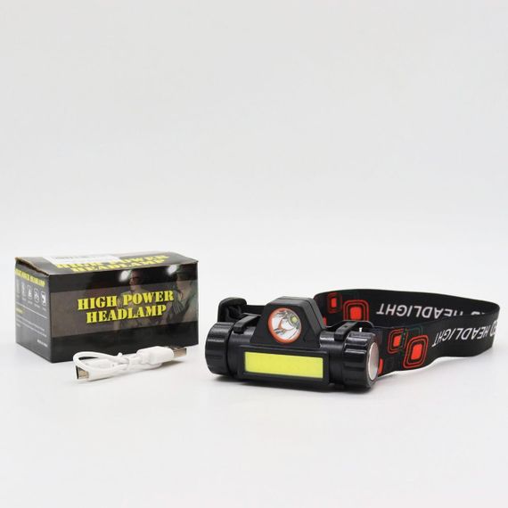 Налобний ліхтар з магнітним кріпленням, BL-8101 XPE+COB / Світлодіодний акумуляторний ліхтар на голову | Зображення 9