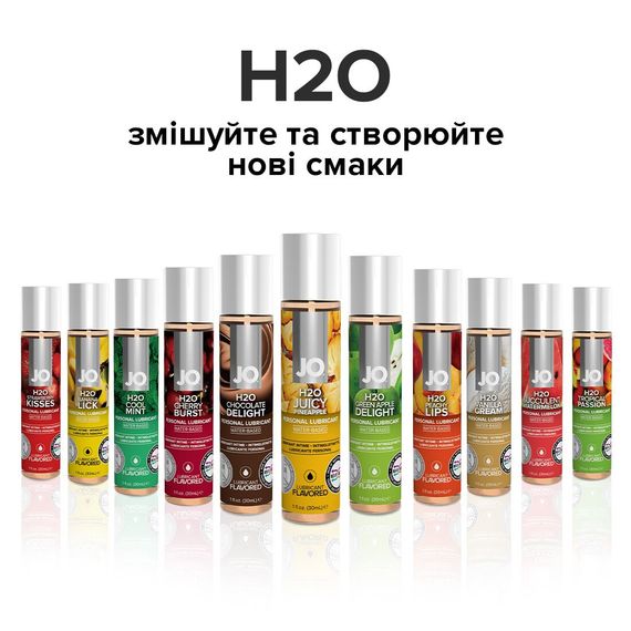 Змазка на водній основі JO H2O — Juicy Pineapple (30 мл) без цукру, рослинний гліцерин | Зображення 4