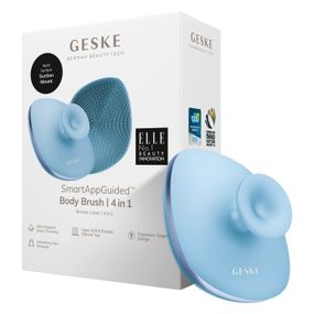 Щетка для тела GESKE Body Brush metal 4в1 starlight, Голубой
