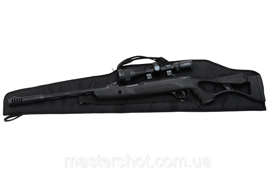 Чохол для рушниці 115 см для мисливського карабіна з ущільнювачем для гвинтівки з оптикою прицілом Чорний MS | Зображення 1