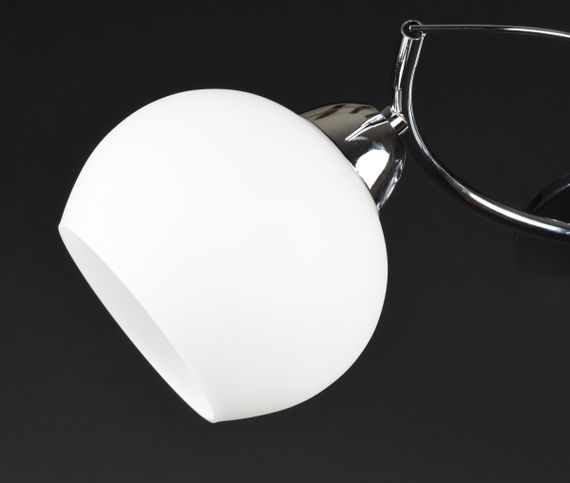 Люстра стельова на 2 лампочки 27303 Хром 18х22х65 см. | Зображення 1